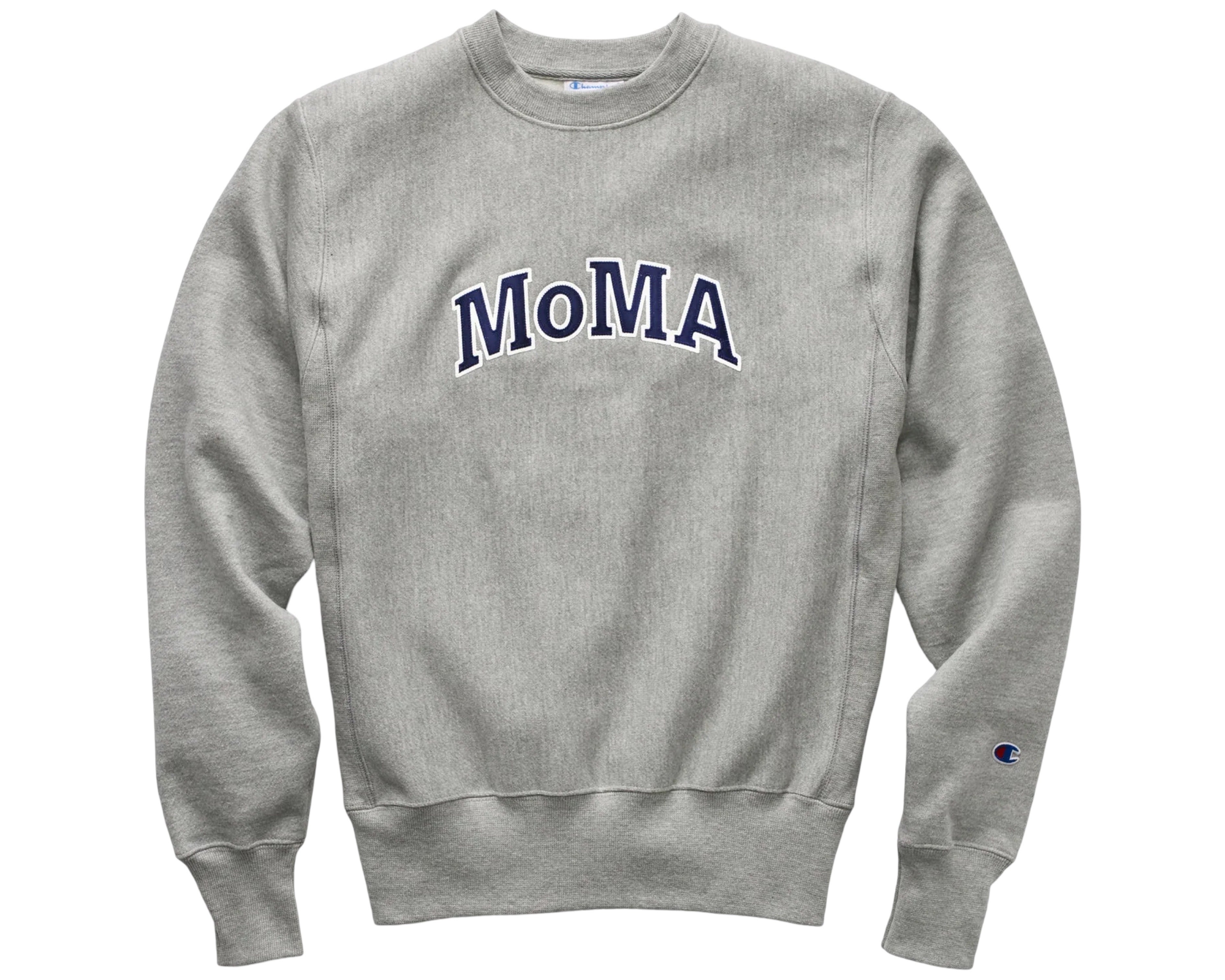 Champion Crewneck Sweatshirt MoMA Edition Grey PENG MARKET