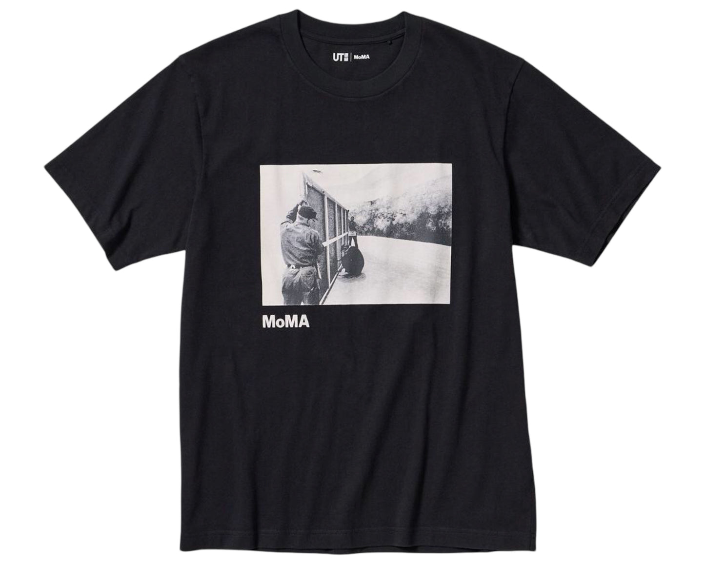 MoMA x Uniqlo Claude Monet Carrying Drawing Tee Black