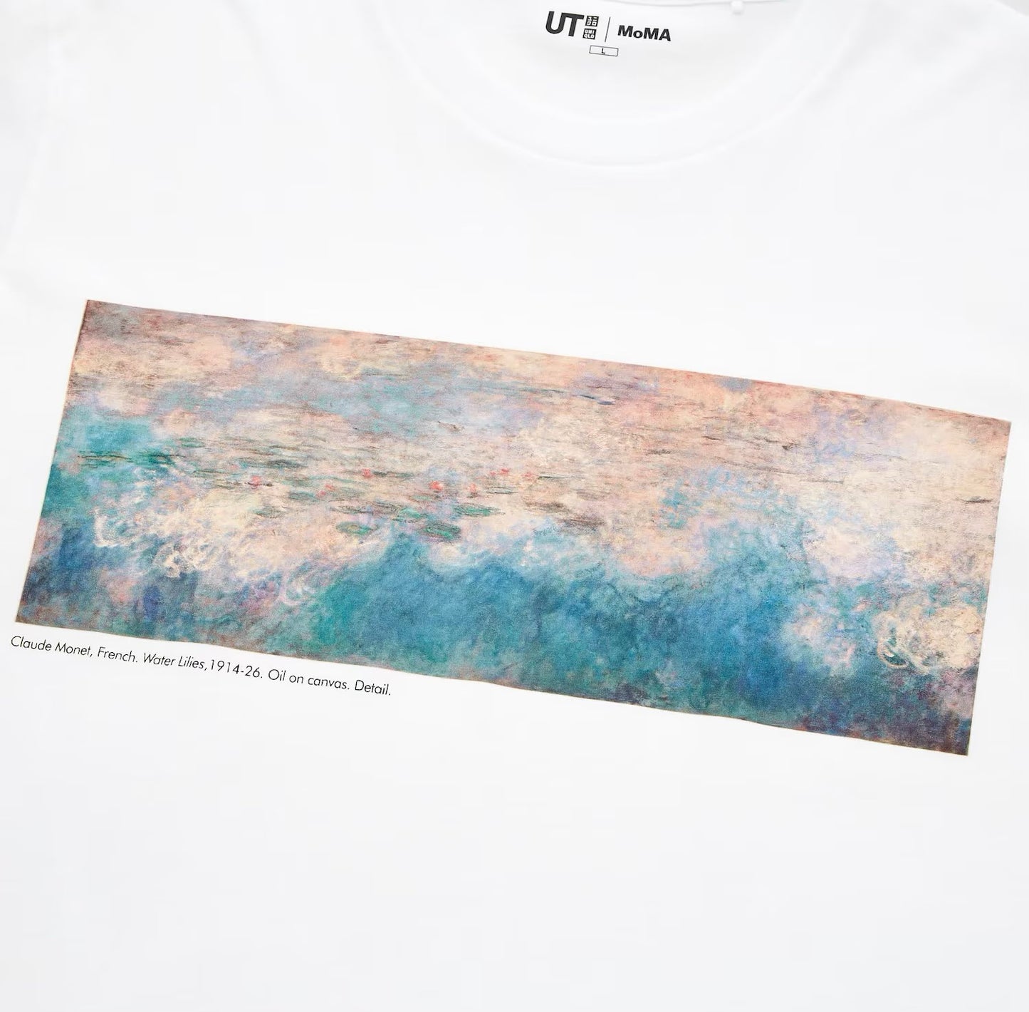 MoMA x Uniqlo Claude Monet Water Lillies Tee White