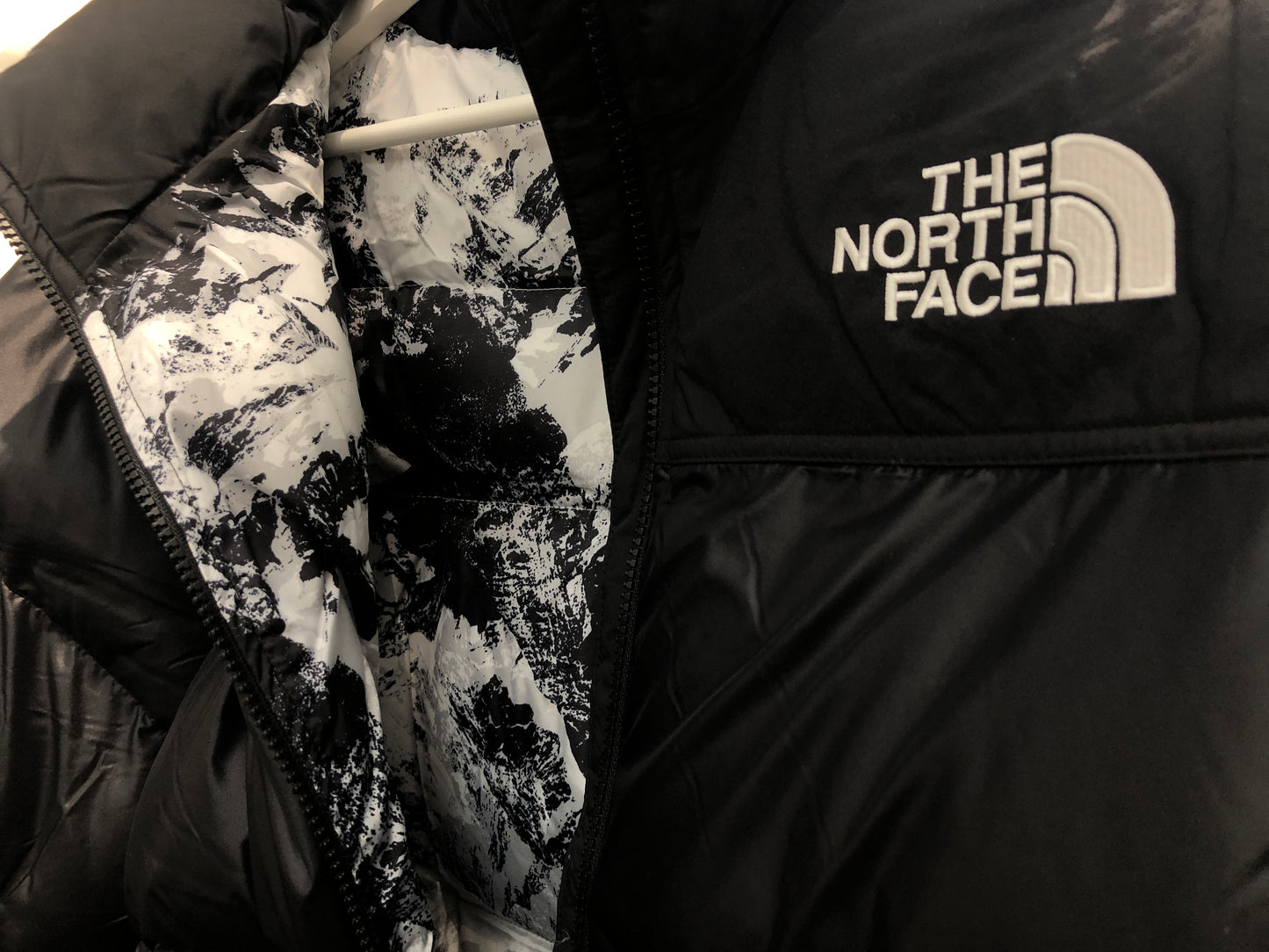 The North Face Nuptse On Ball Jacket Real Black