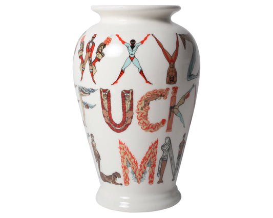 Supreme Alphabet Vase White