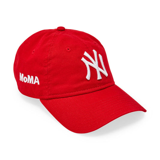 New Era MoMA NY Yankees Adjustable Baseball Cap Red