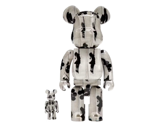 Bearbrick Flying Balloons Girl 100% & 400% Set