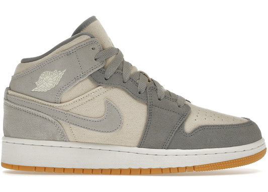 Jordan 1 Mid SE Coconut Milk Particle Grey (GS)