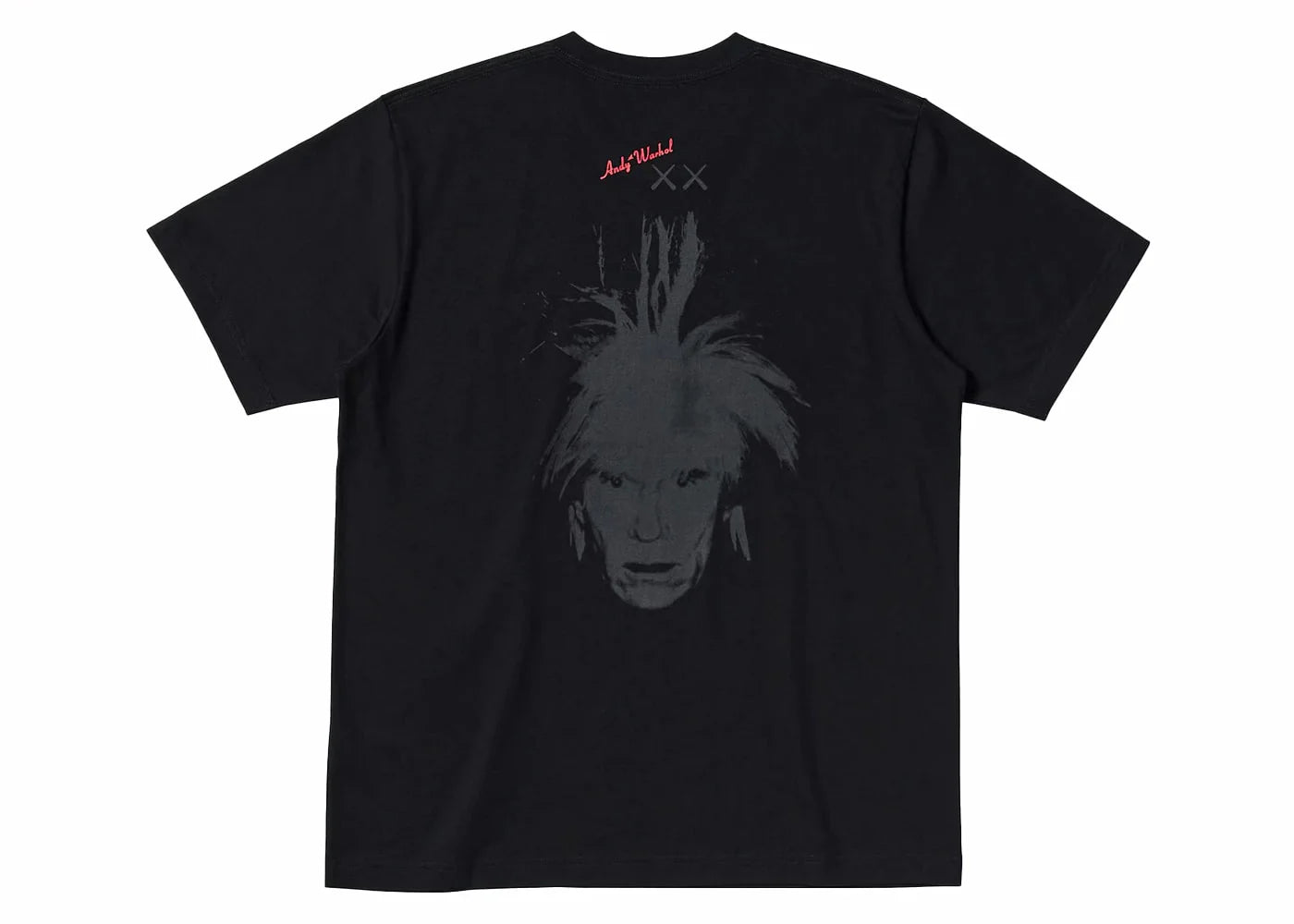 Kaws x Uniqlo x Andy Warhol Front XX Back Warhol Tee Black