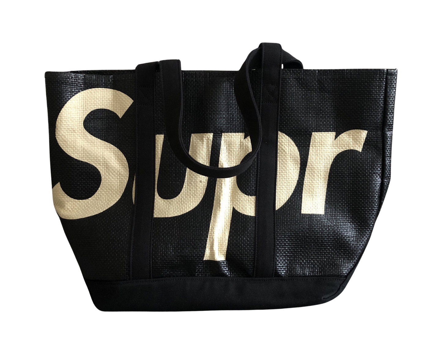 Supreme Raffia Tote Black – PENG MARKET