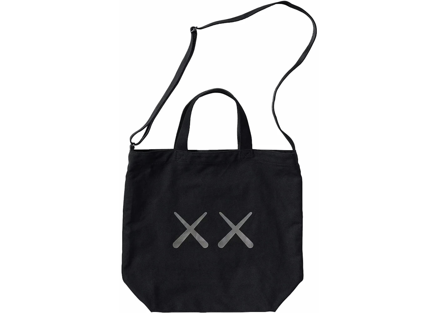 Kaws x Uniqlo x Andy Warhol Front XX Back Warhol 2Way Tote Bag Black