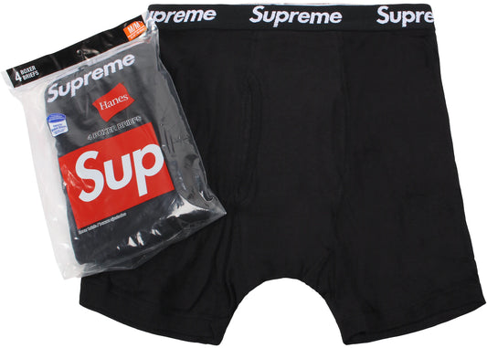 Supreme Hanes Boxer Briefs (1 Piece) Black