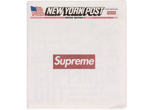 Supreme New York Post (Late City Final Edition) Newspaper