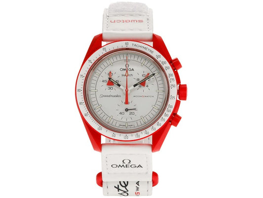 Swatch x Omega Bioceramic Moonswatch Mission to Mars SO33R100