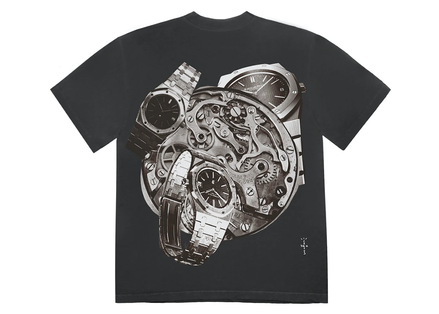 Travis Scott CJ x Audemars Piguet Collage Tee Black