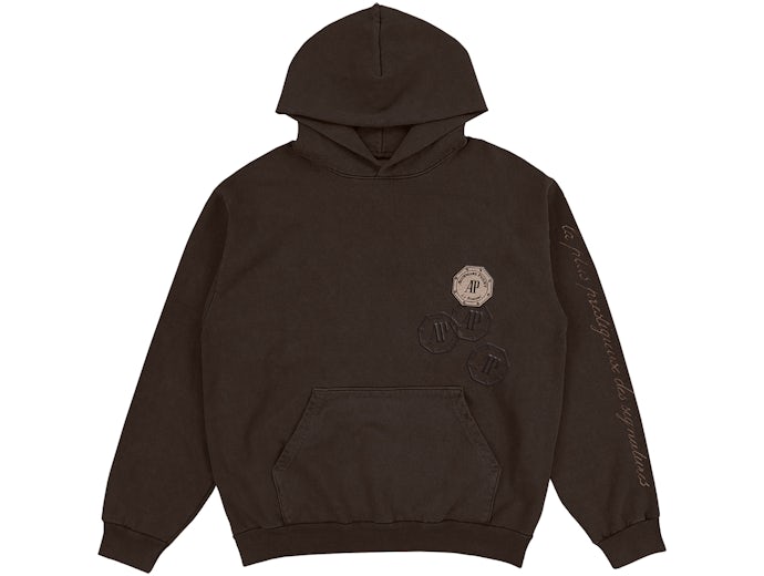 Travis Scott CJ x Audemars Piguet Emblem Hoodie Dark Brown