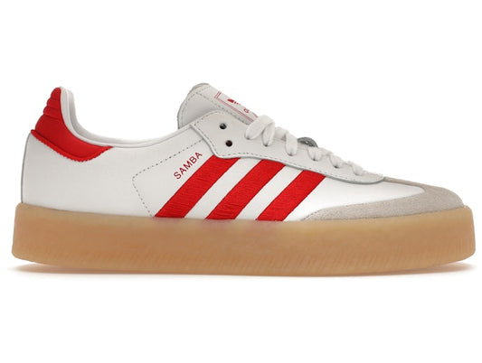 adidas Sambae White Better Scarlet Gum