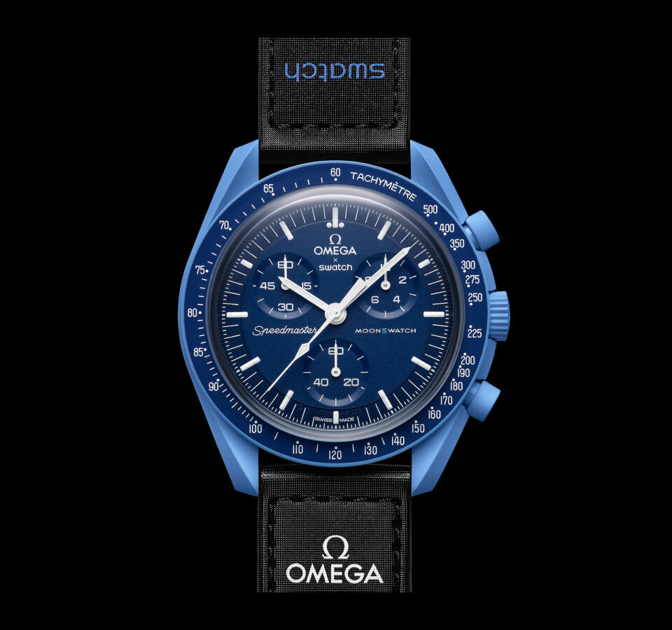 Swatch x Omega Bioceramic Moonswatch Mission to Neptune SO33N100