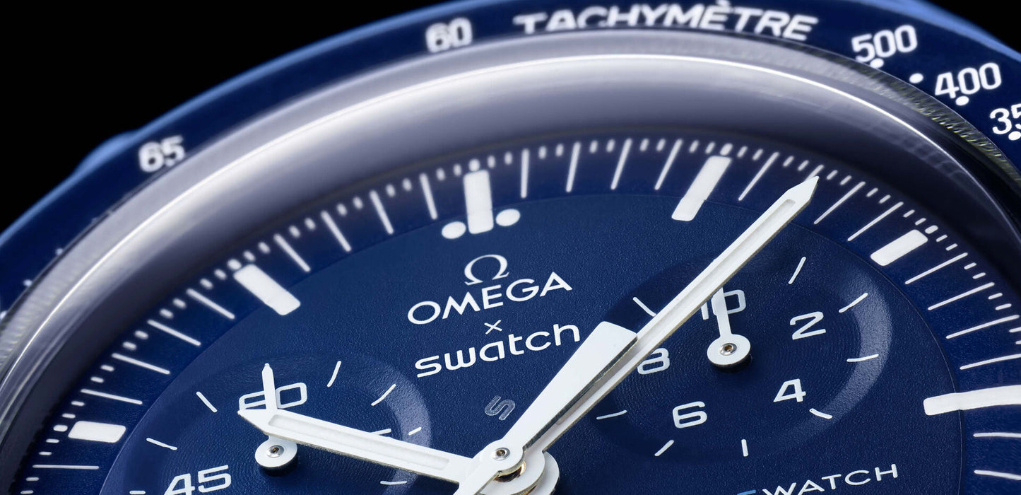 Swatch x Omega Bioceramic Moonswatch Mission to Neptune SO33N100