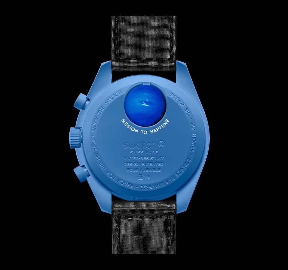 Swatch x Omega Bioceramic Moonswatch Mission to Neptune SO33N100