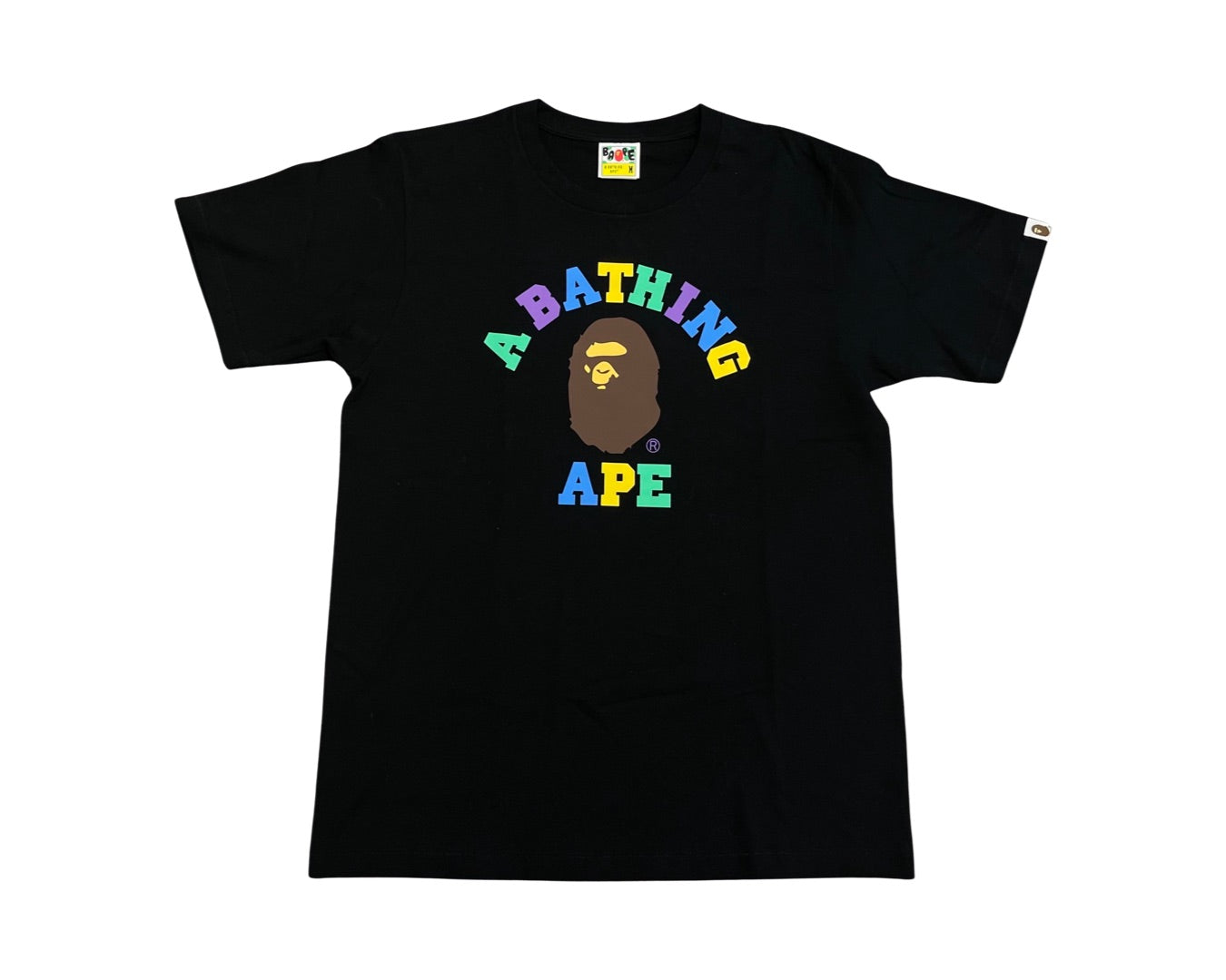 Bape College Colorful Black