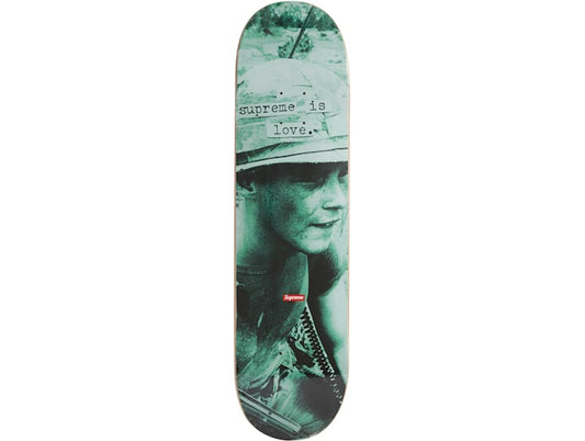 Supreme Supreme is Love Skateboard Teal